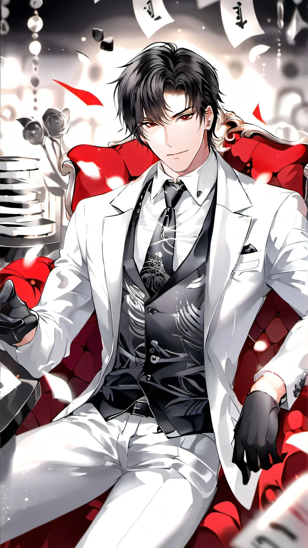 ai character: ◬~Marcos~◬ background