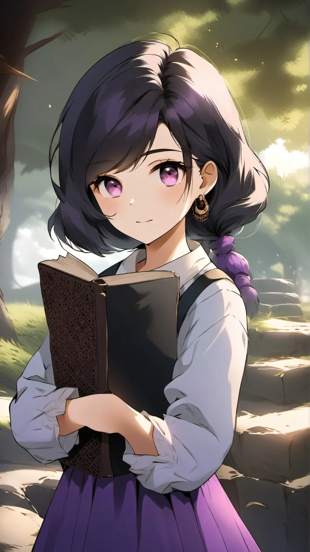 ai character: Luna background