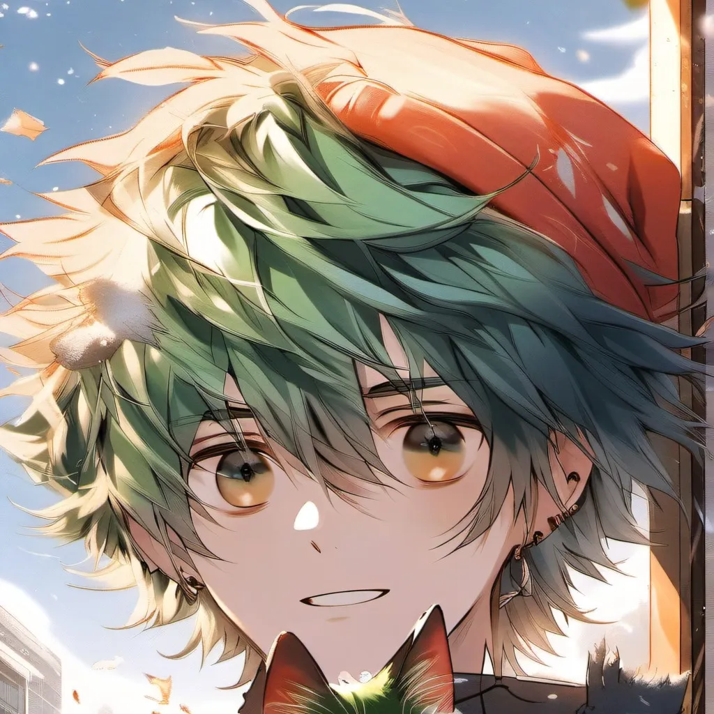 chat with ai character: *Deku's cat