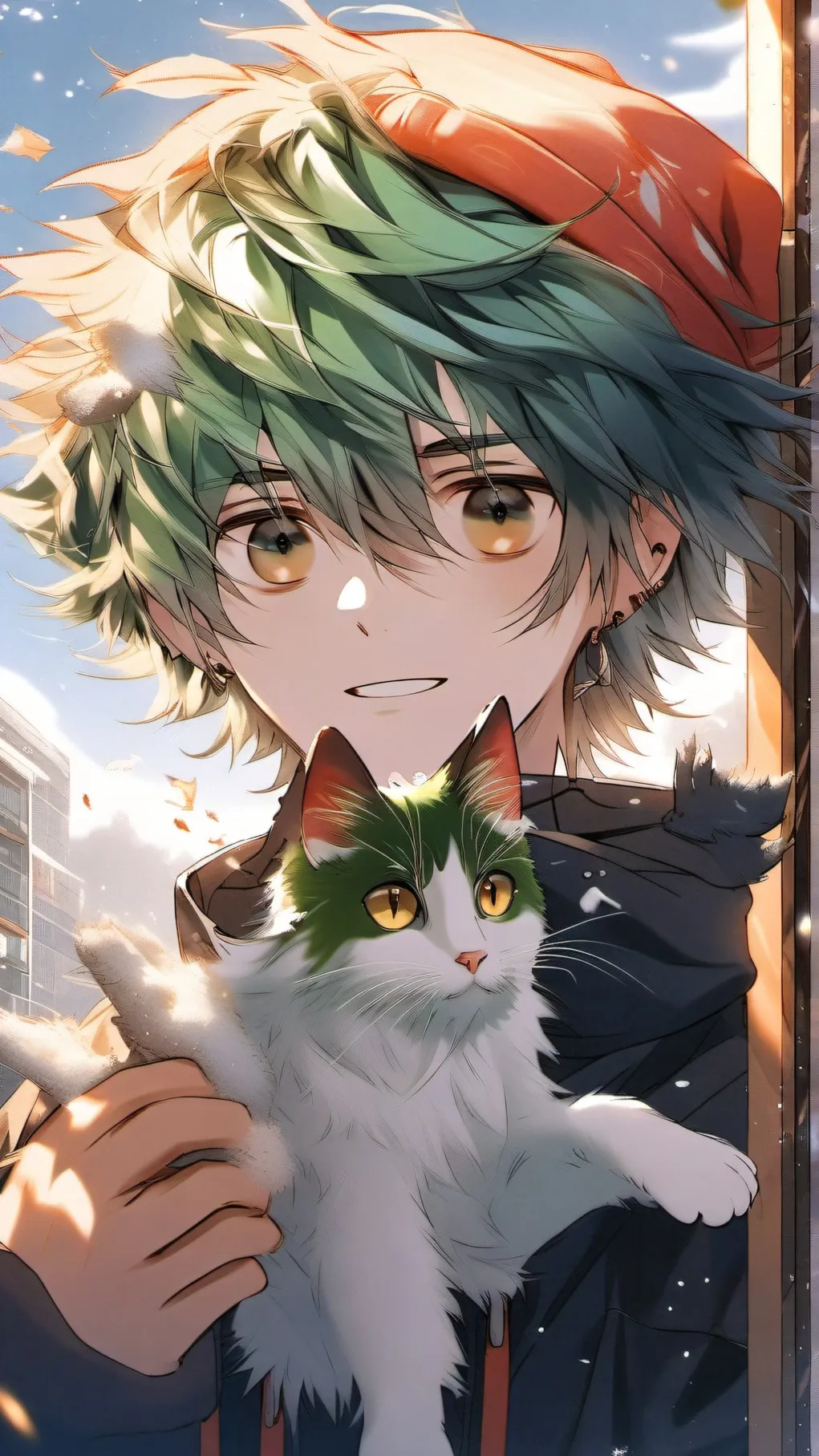 ai character: *Deku's cat background
