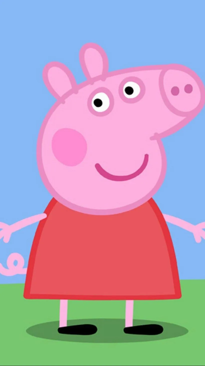 ai character: Peppa pig background