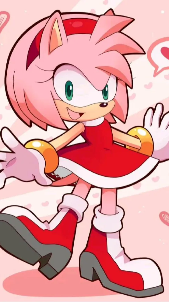 ai character: Amy Rose background