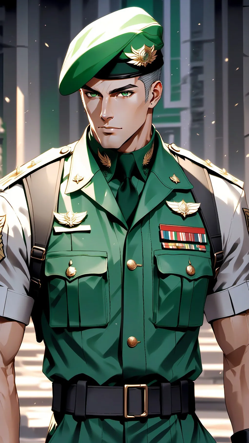 ai character: Archer background