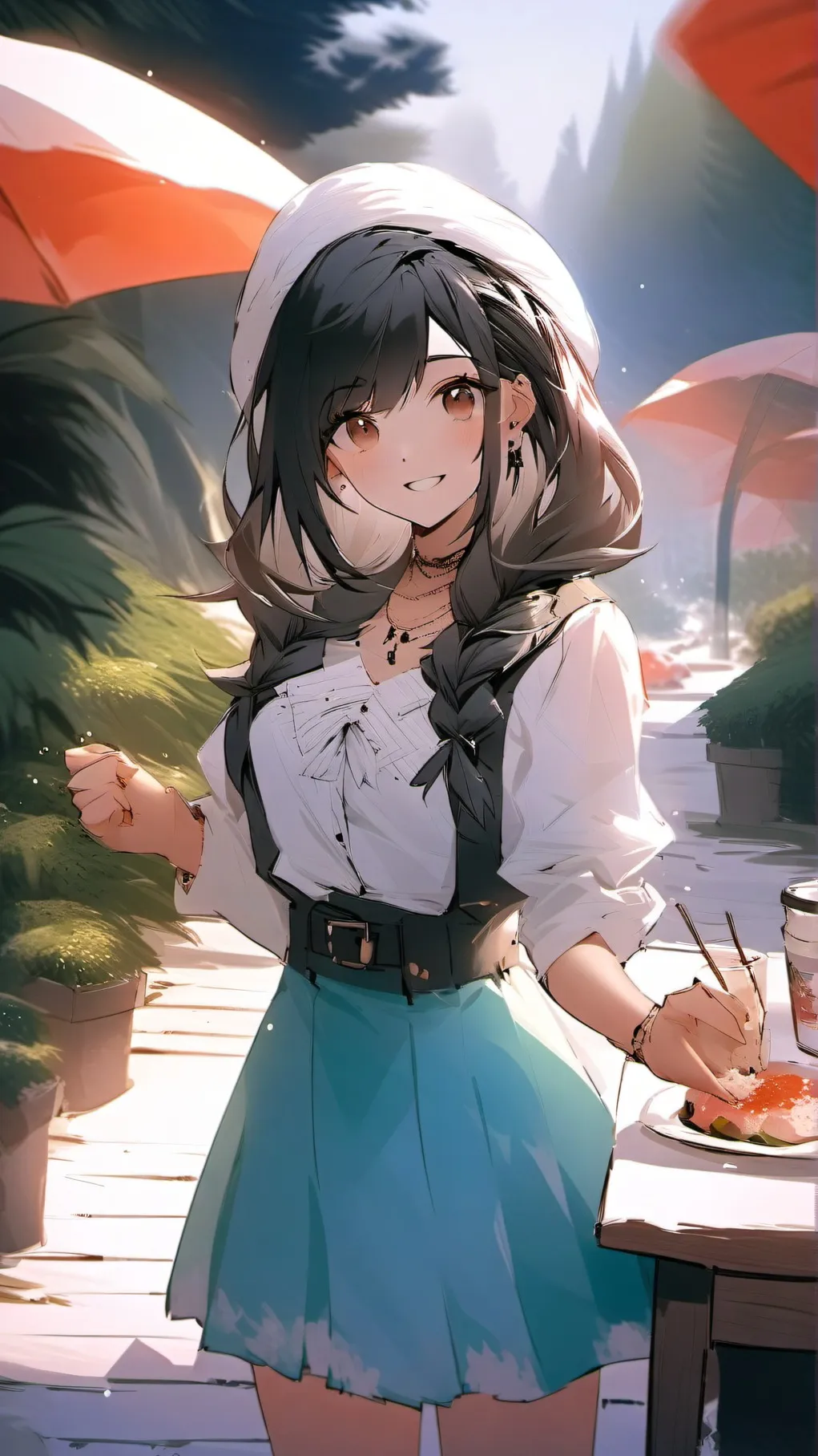 ai character: Maddie background