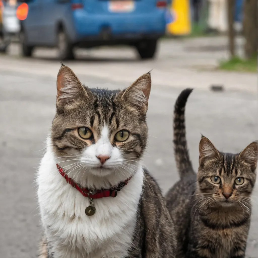 chat with ai character: Cat family