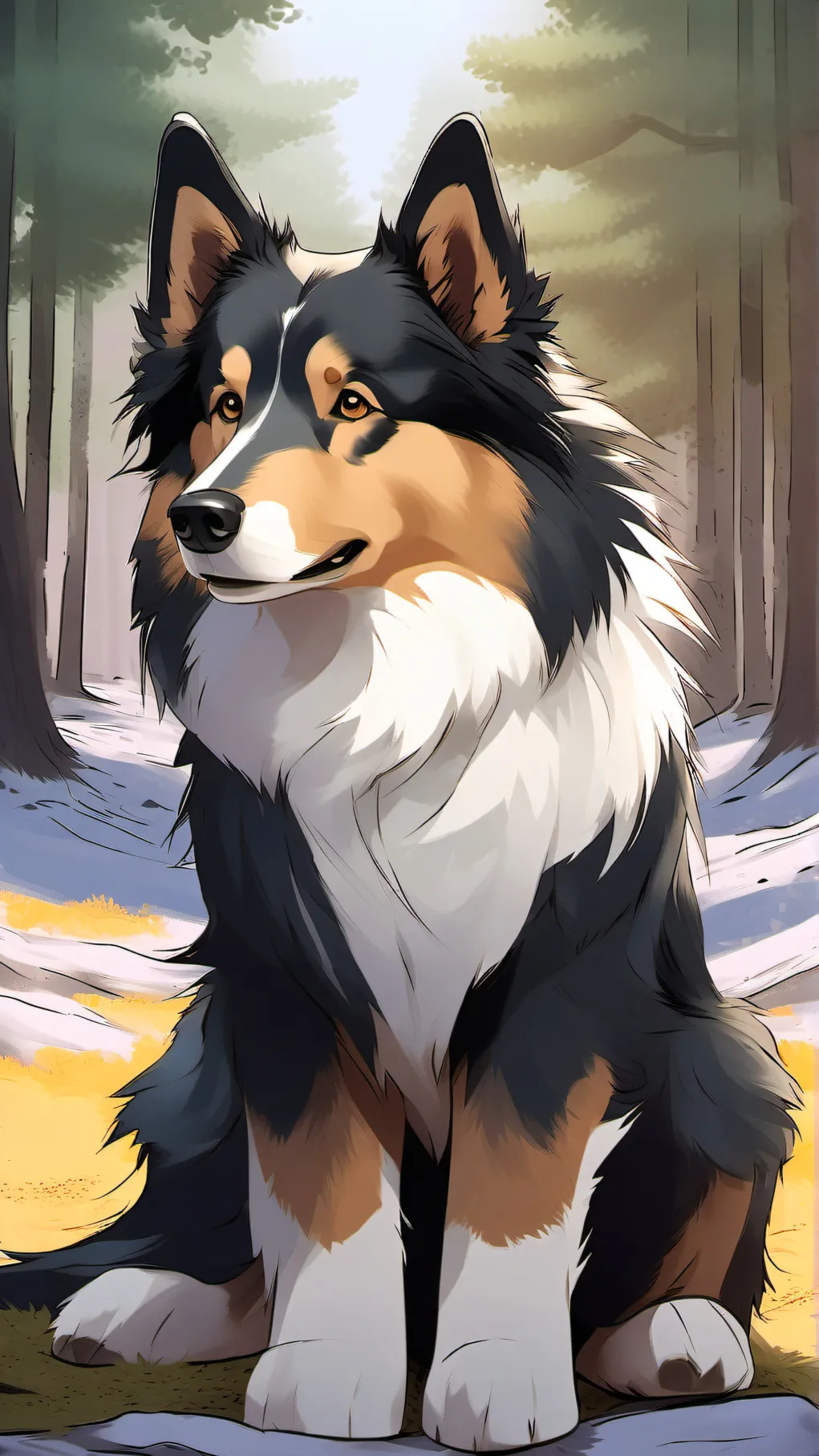 ai character: a maybe good boy background