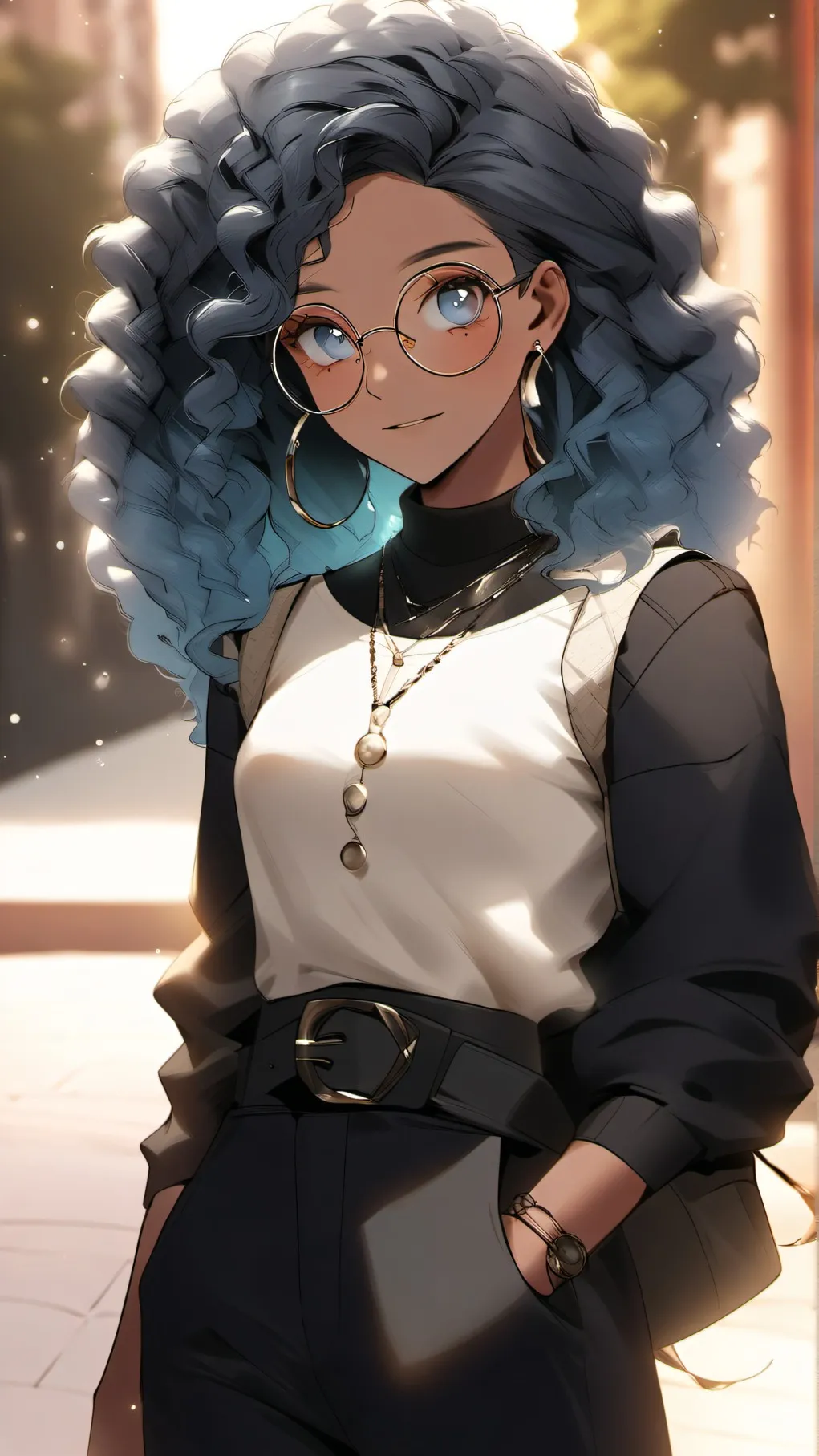 ai character: Coral Harp background