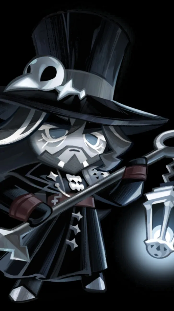 ai character: Charcoal Cookie background