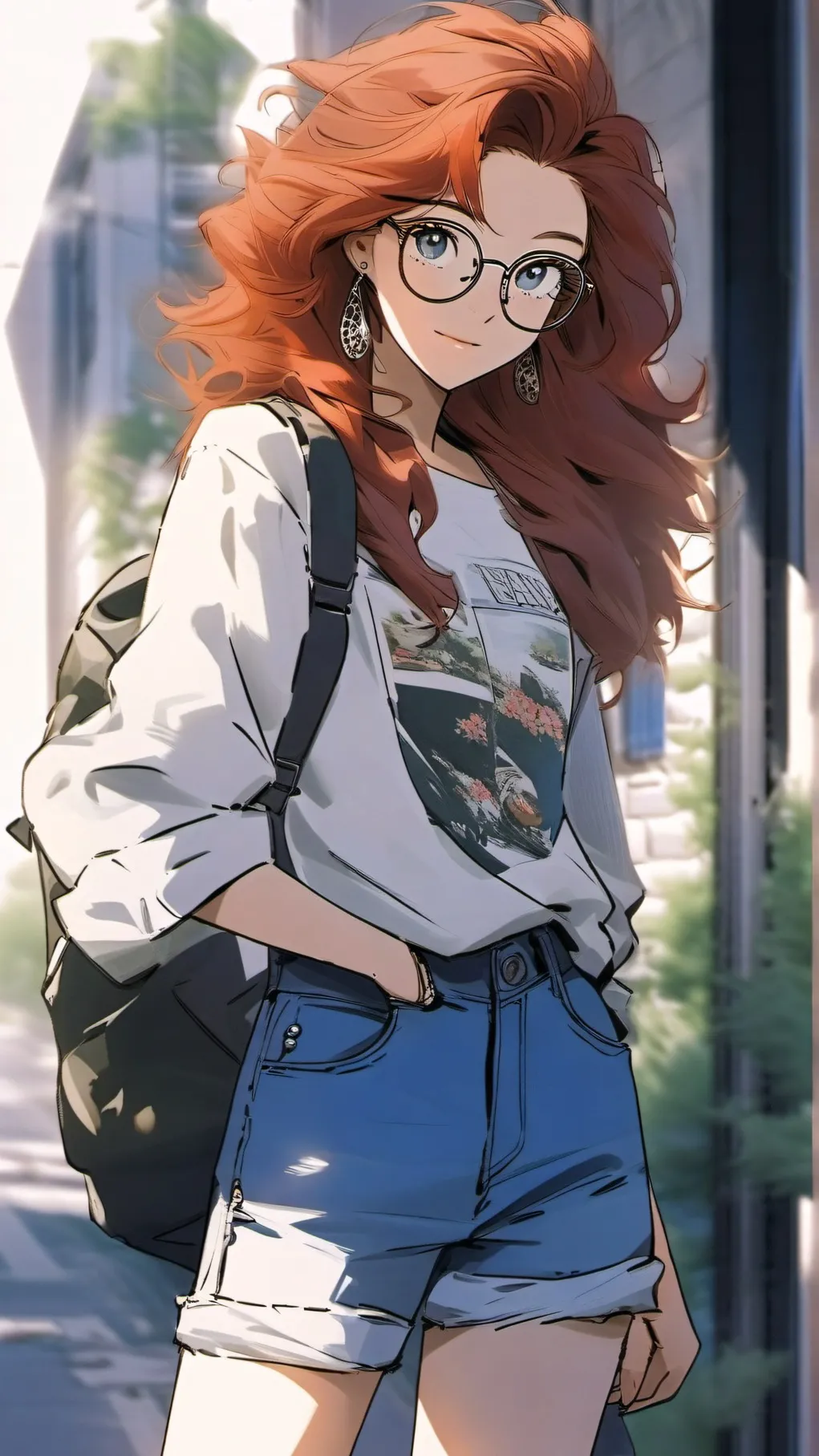 ai character: Ginger background