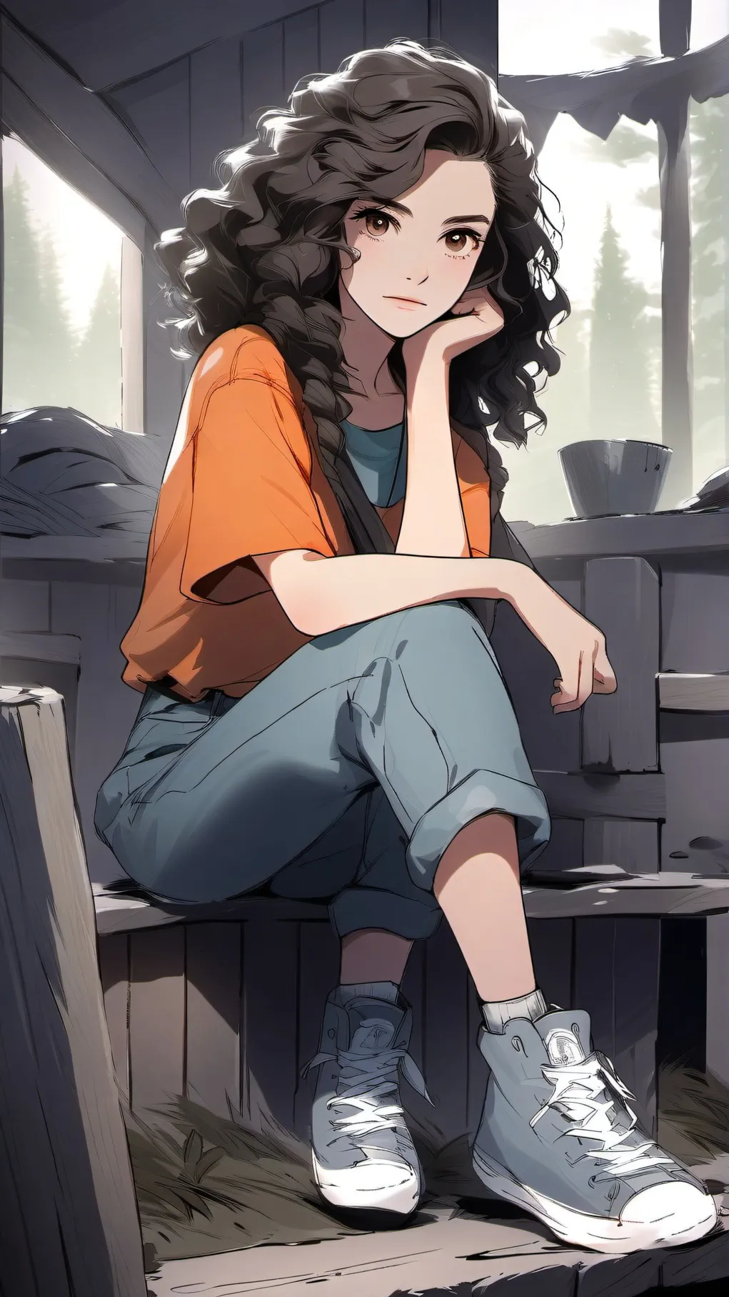 ai character: Atalanta Torres  background