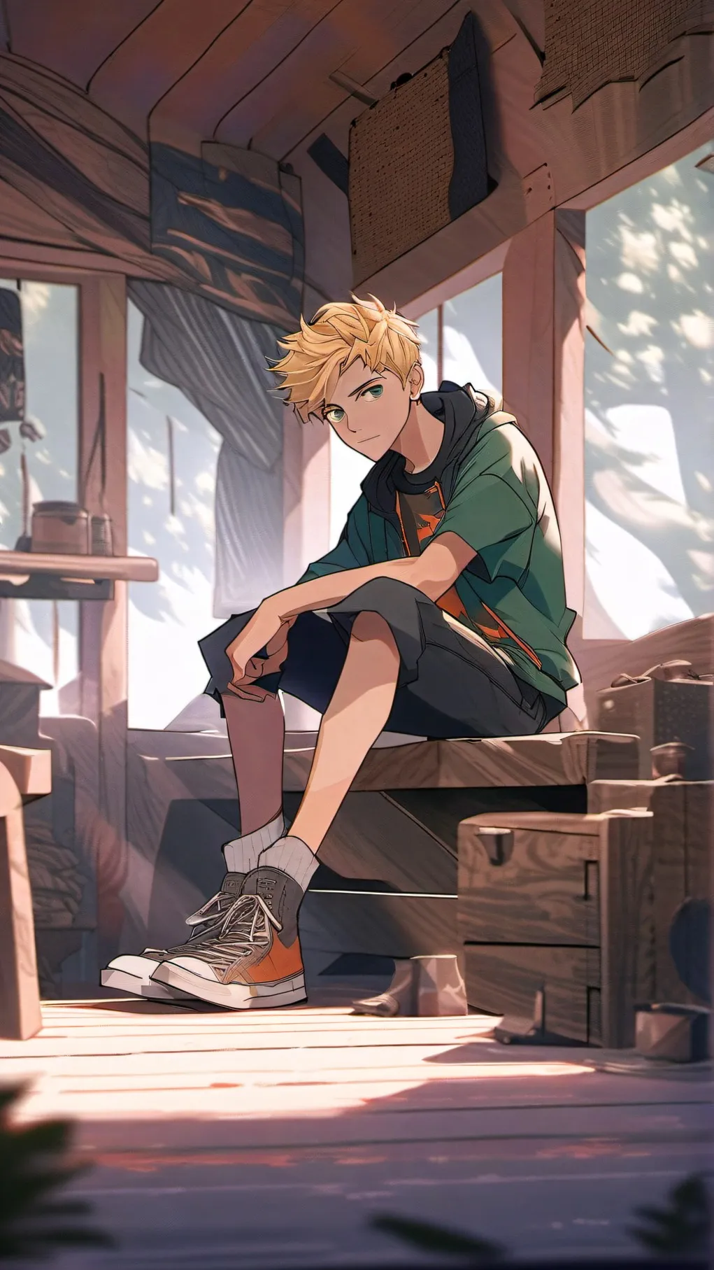 ai character: Nicolino Leverenze background