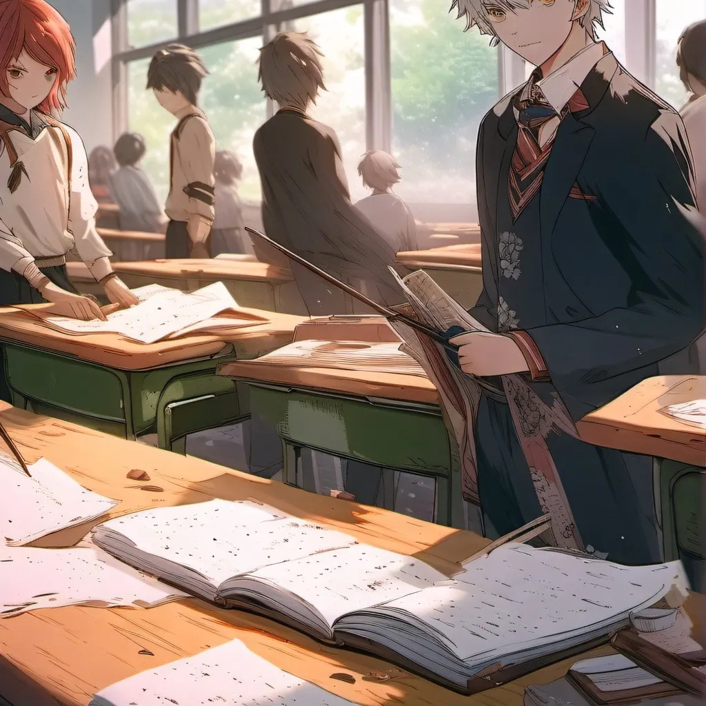 chat with ai character: Classroom