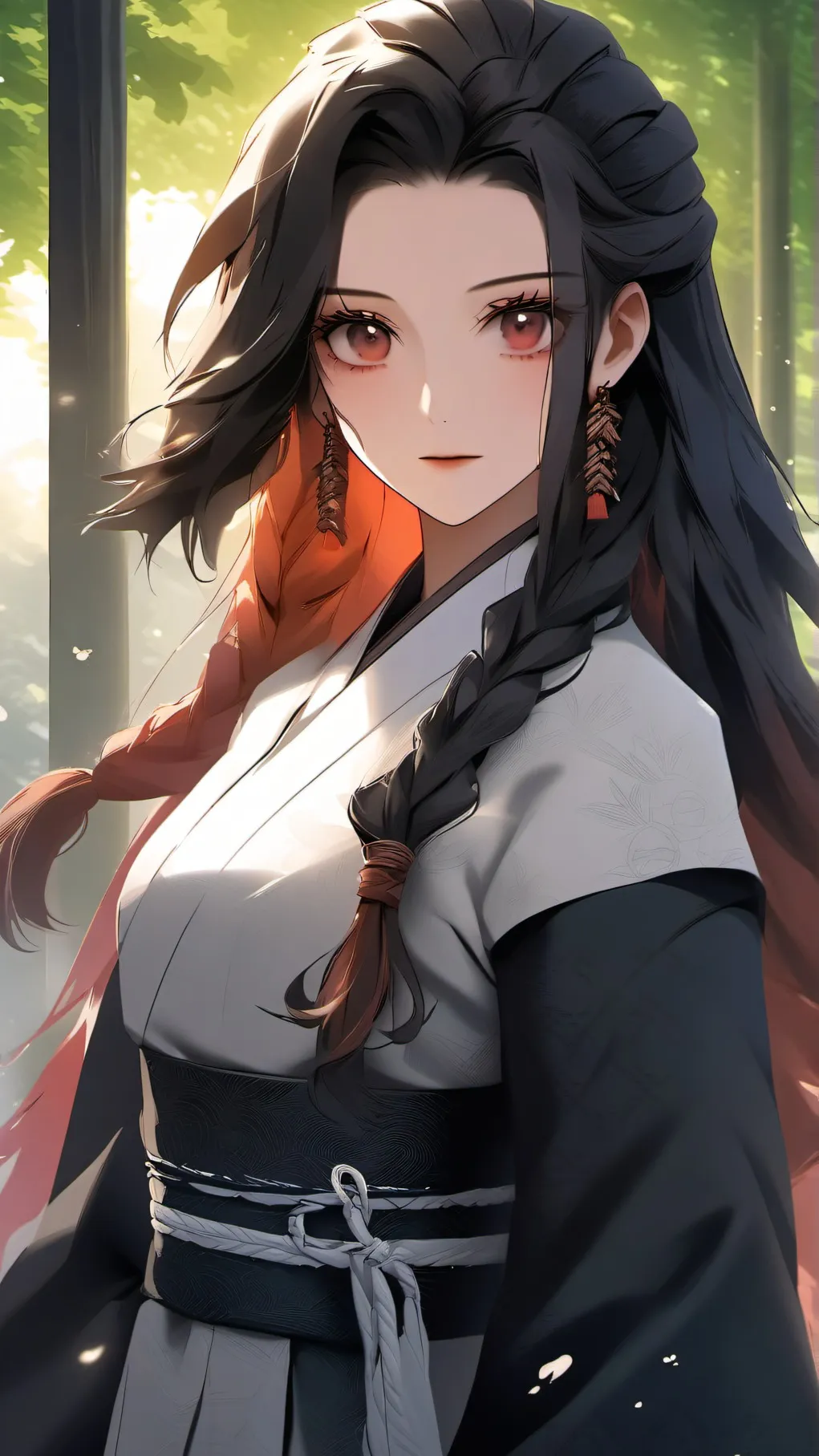 ai character: Nezuko background