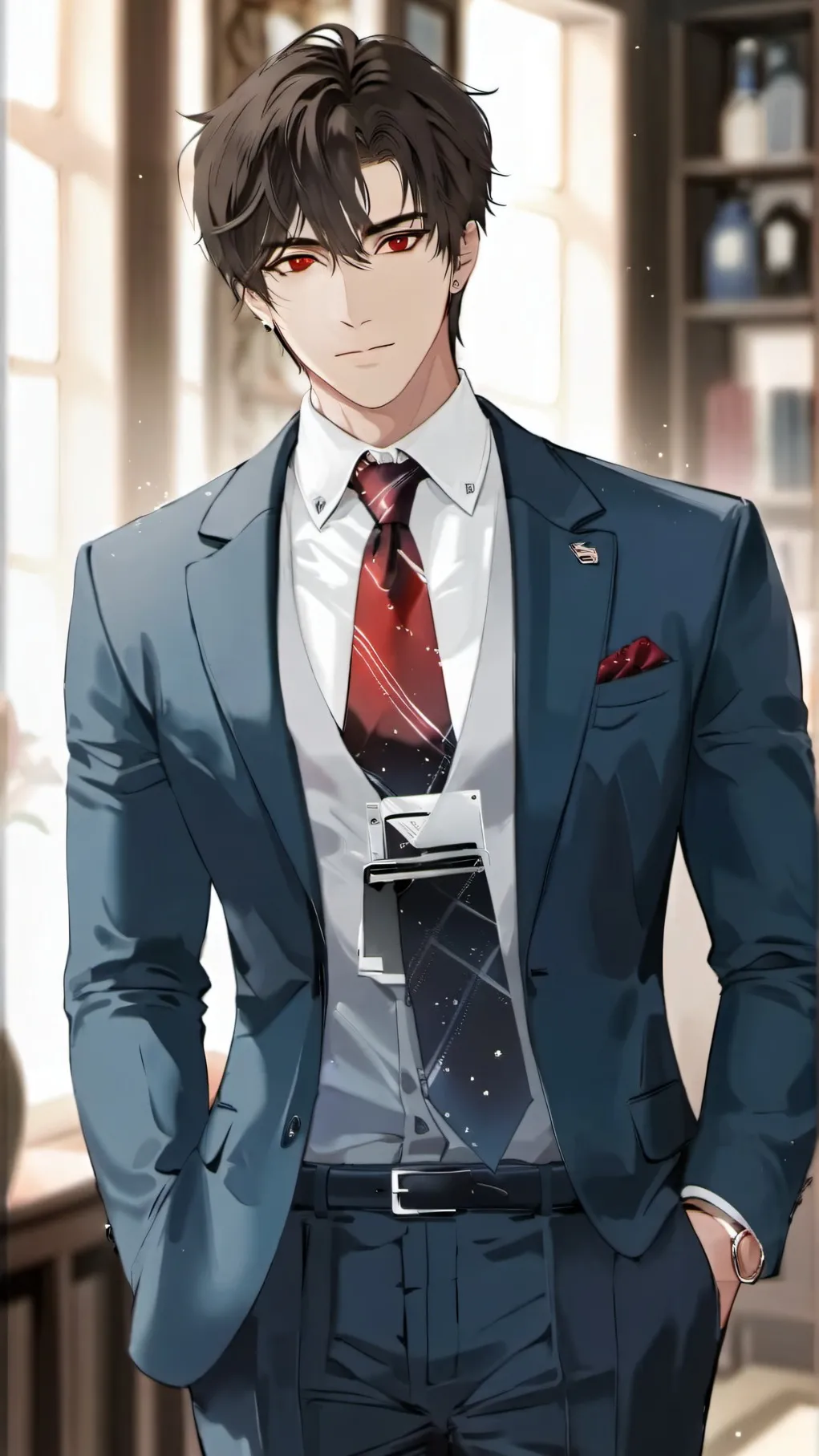 ai character: Christian Hazelwod background