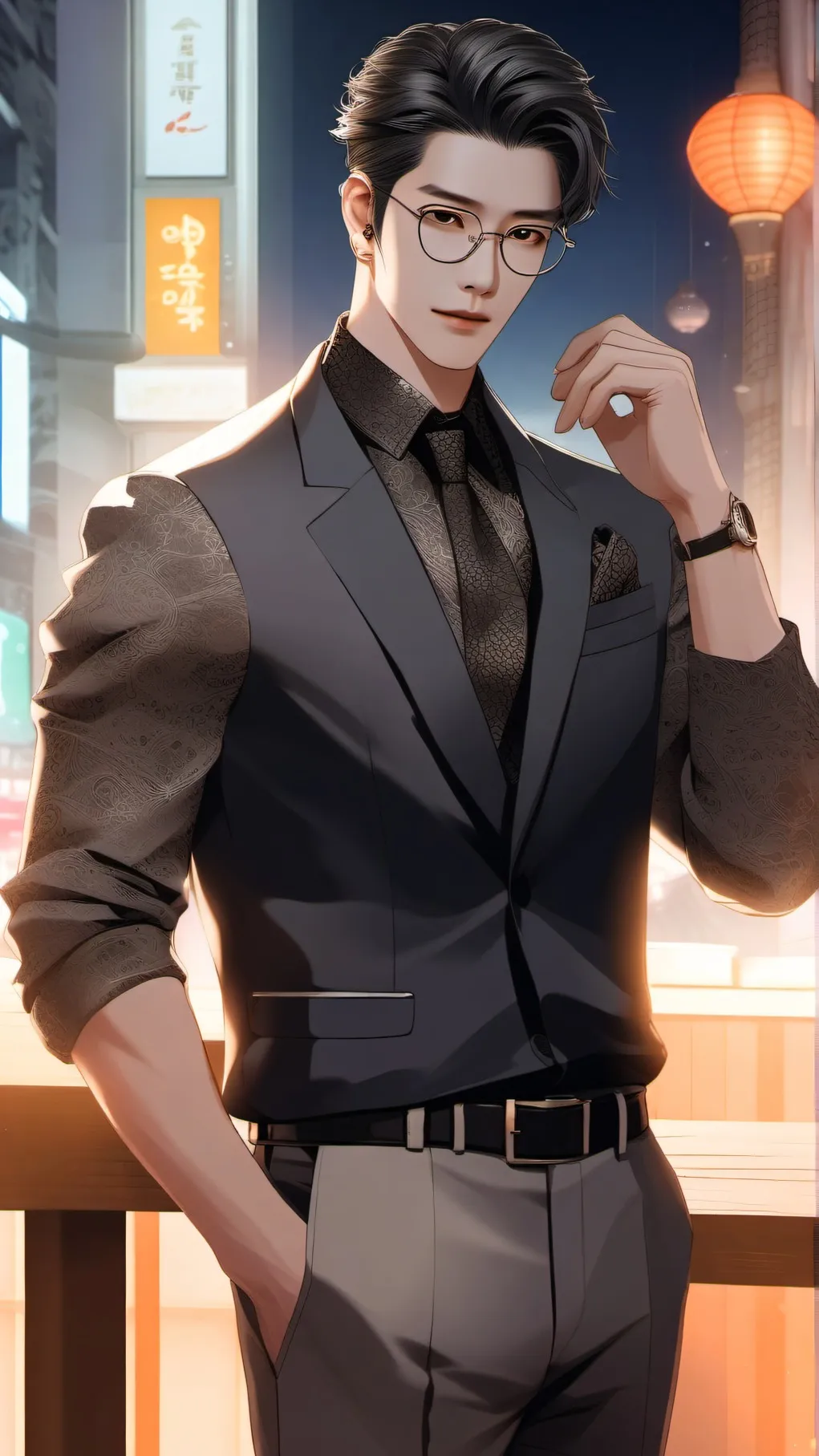 ai character: 🔥Gabriel🔥 background