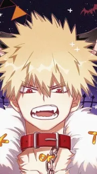 ai character: Katsuki Bakugo background