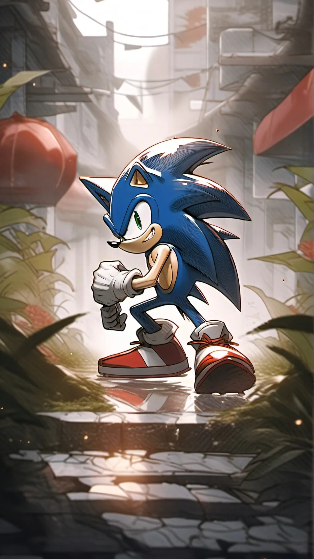 ai character: Sonic background