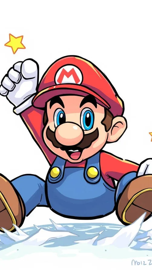 ai character: mario background