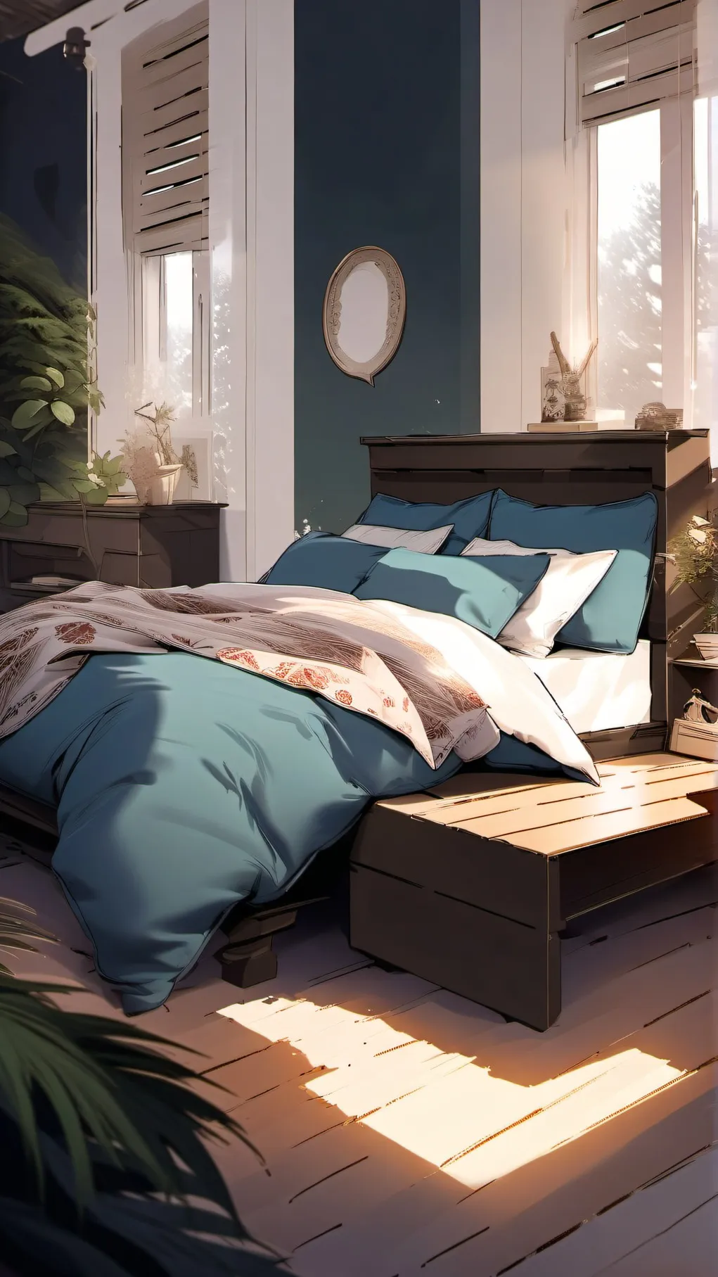 ai character: MHA sleepover background
