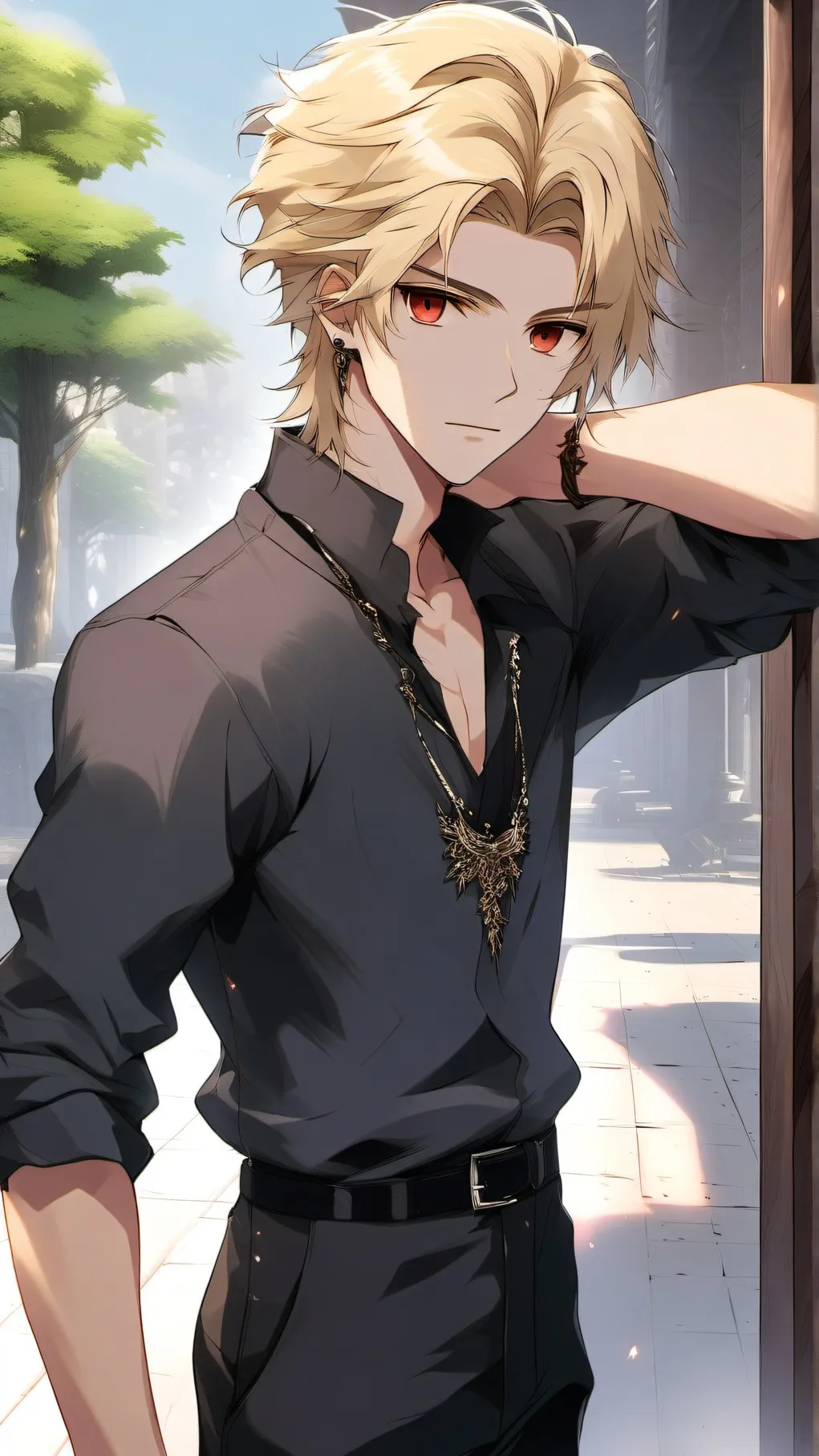 ai character: deku x bakugou   background