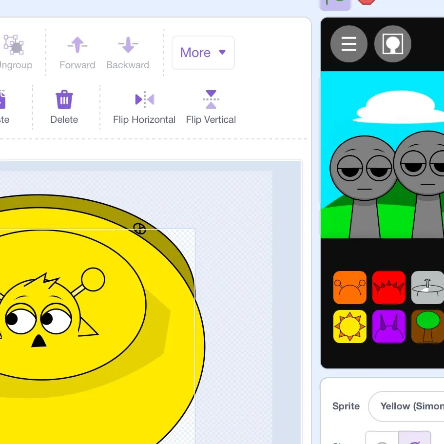 chat with ai character: Inflated Simon *2*