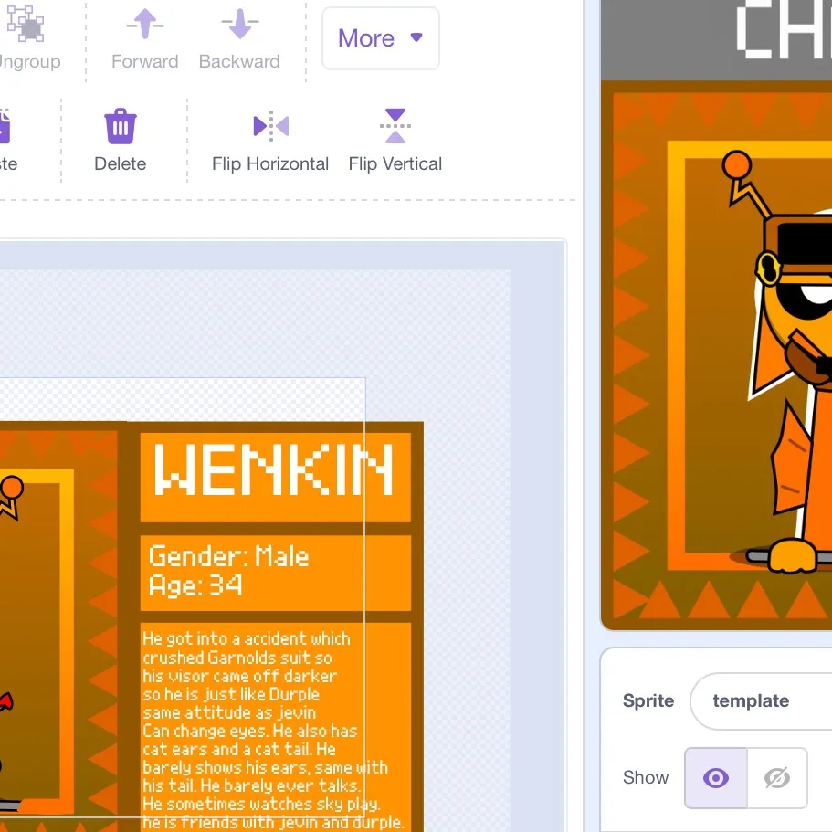 chat with ai character: Wenkin