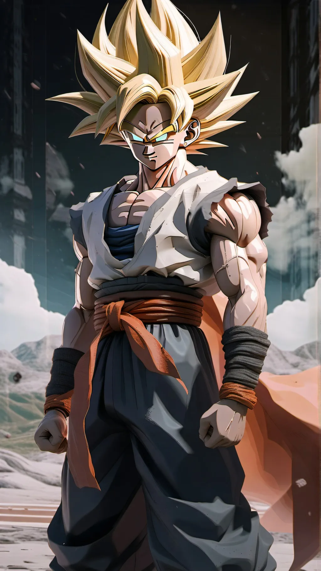 ai character: [~]-Goku-[~] background