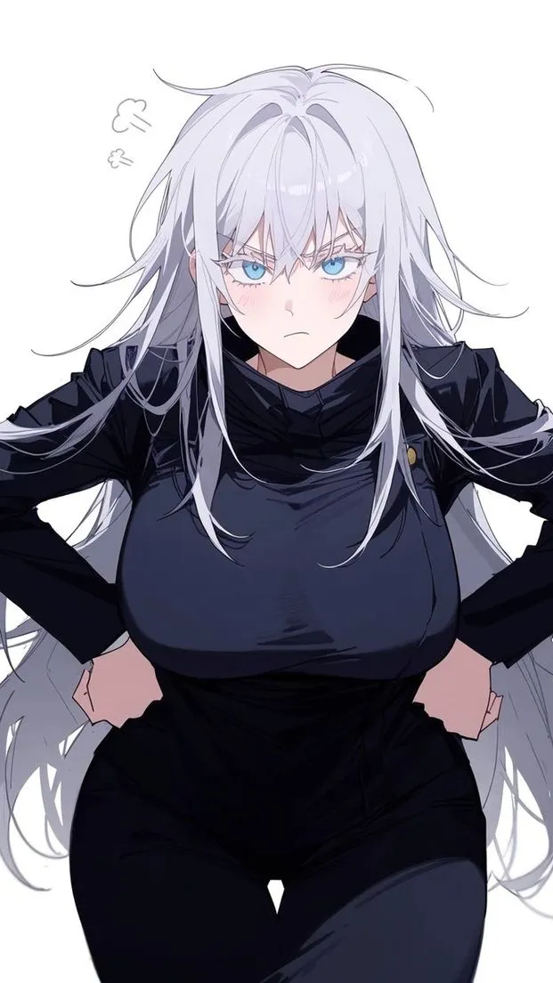 ai character: female gojo background