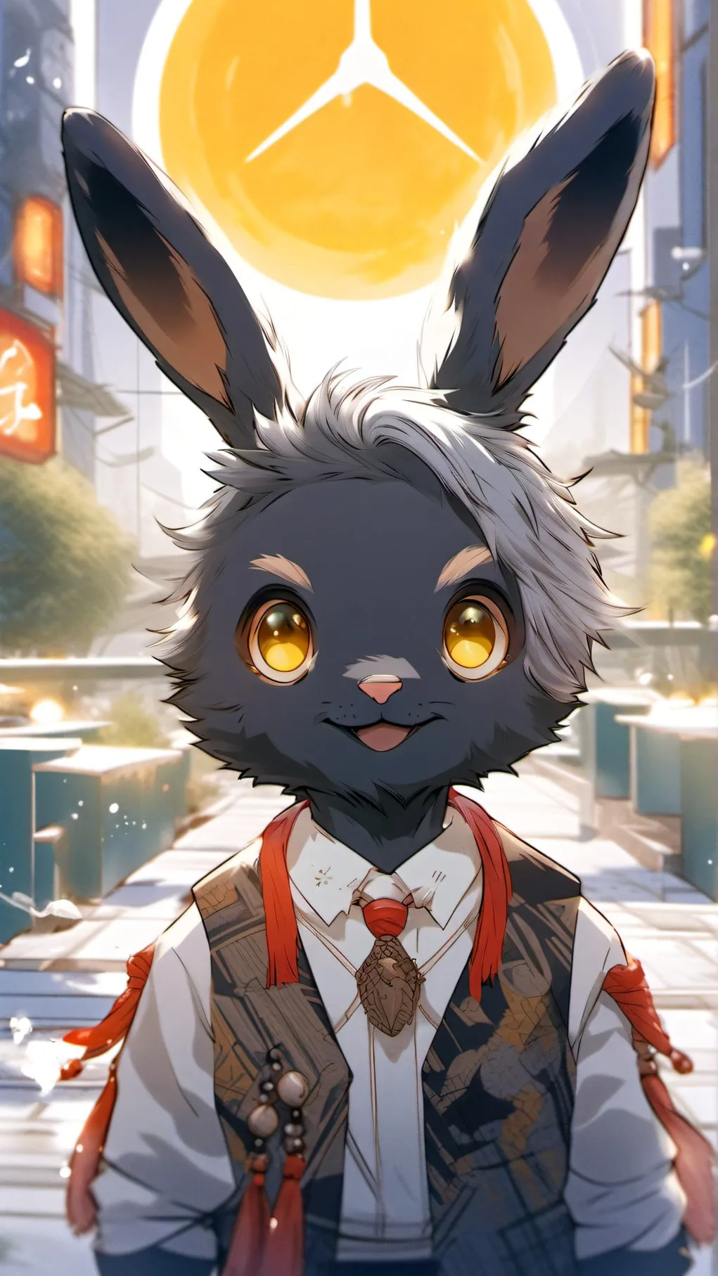 ai character: tadc beach party background