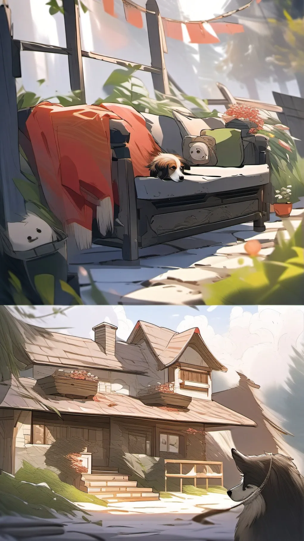 ai character: new critter background