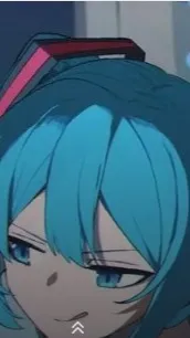 ai character: Miku🟦🟦🟦🟦🟦🟦🟦 background