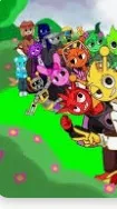 ai character: Sprunki Friends background