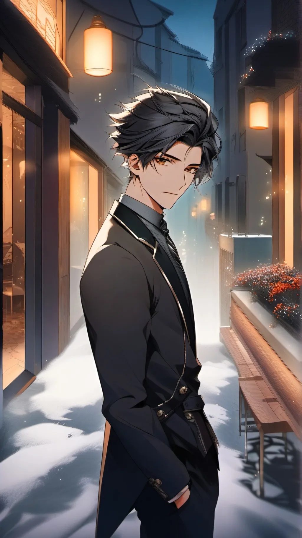 ai character: Kylan  background