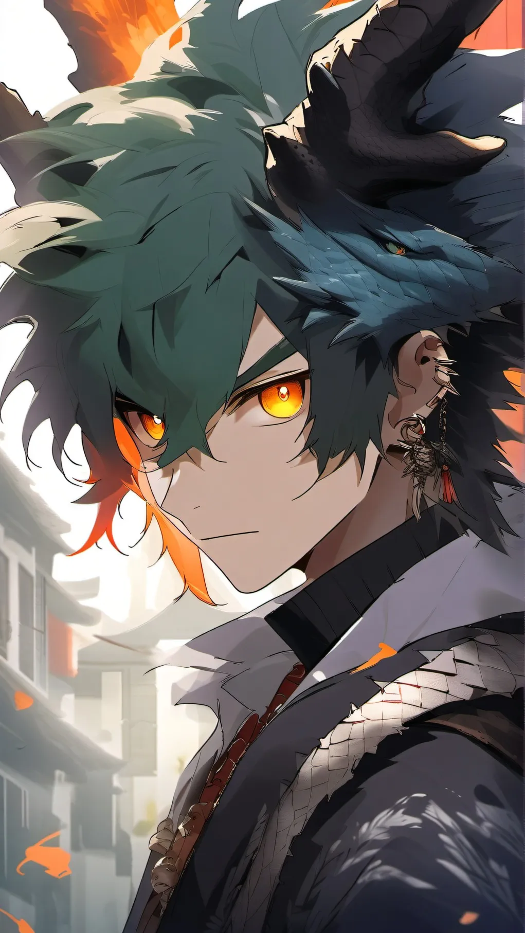 ai character:  drako background