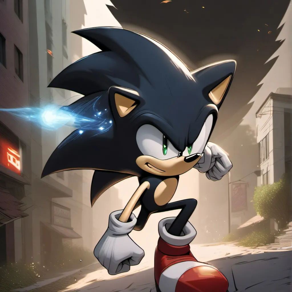 chat with ai character: Dark sonic
