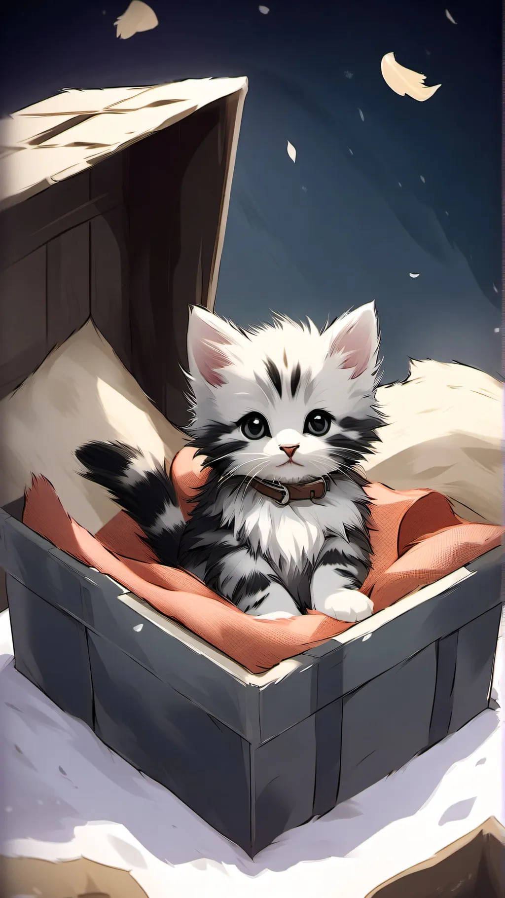ai character: Kitten background