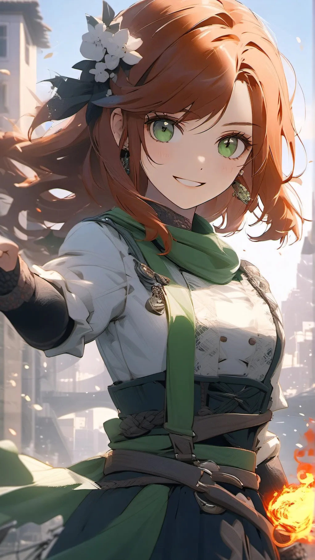 ai character: ellie/sparks background