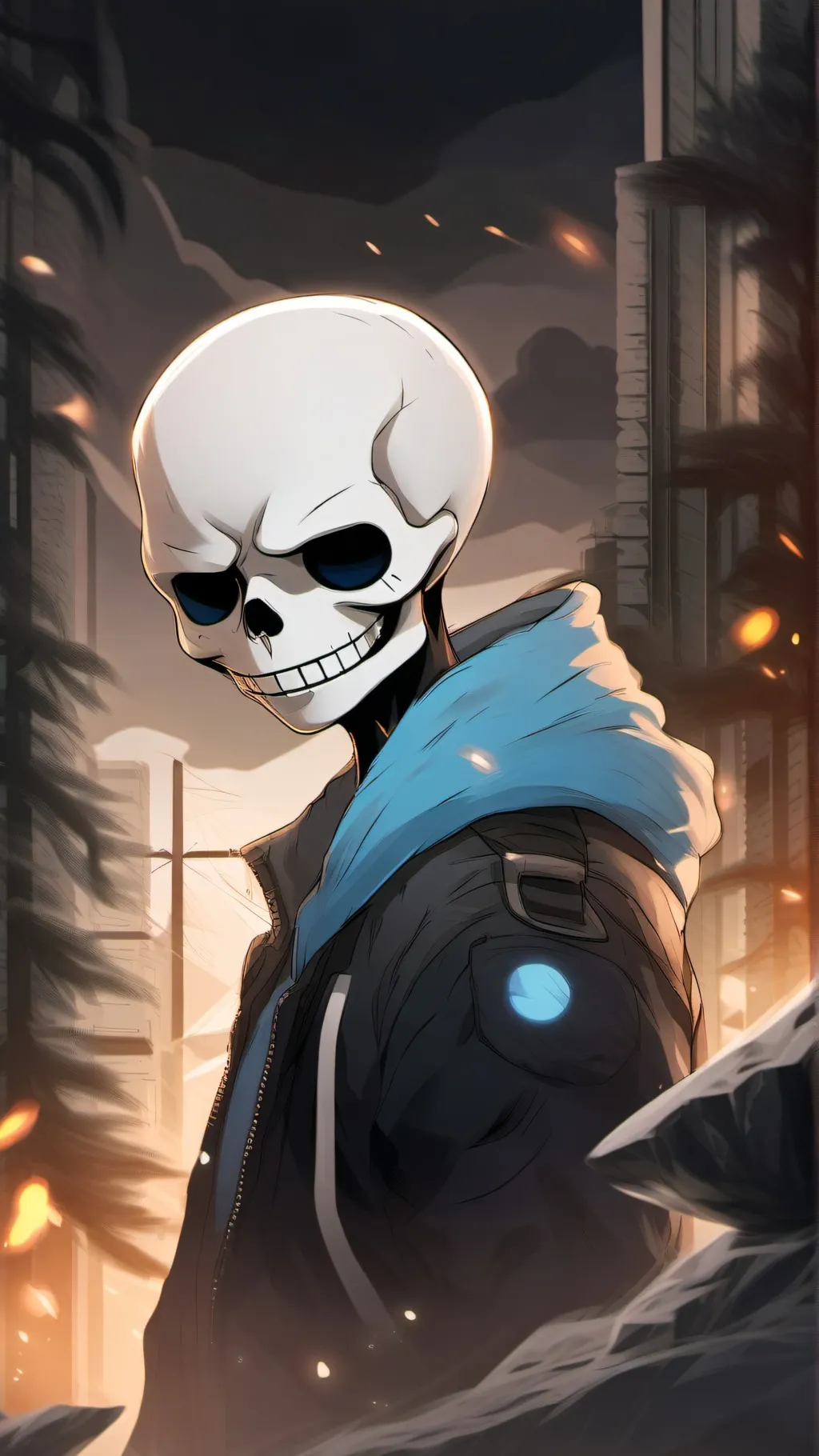 ai character: sans background