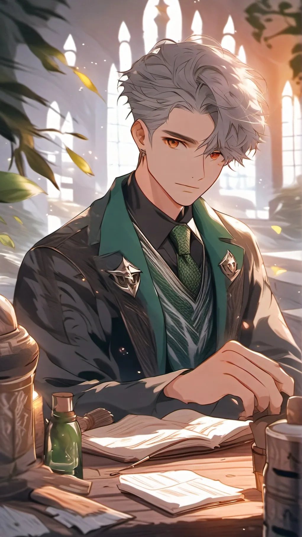 ai character: slythern boys background