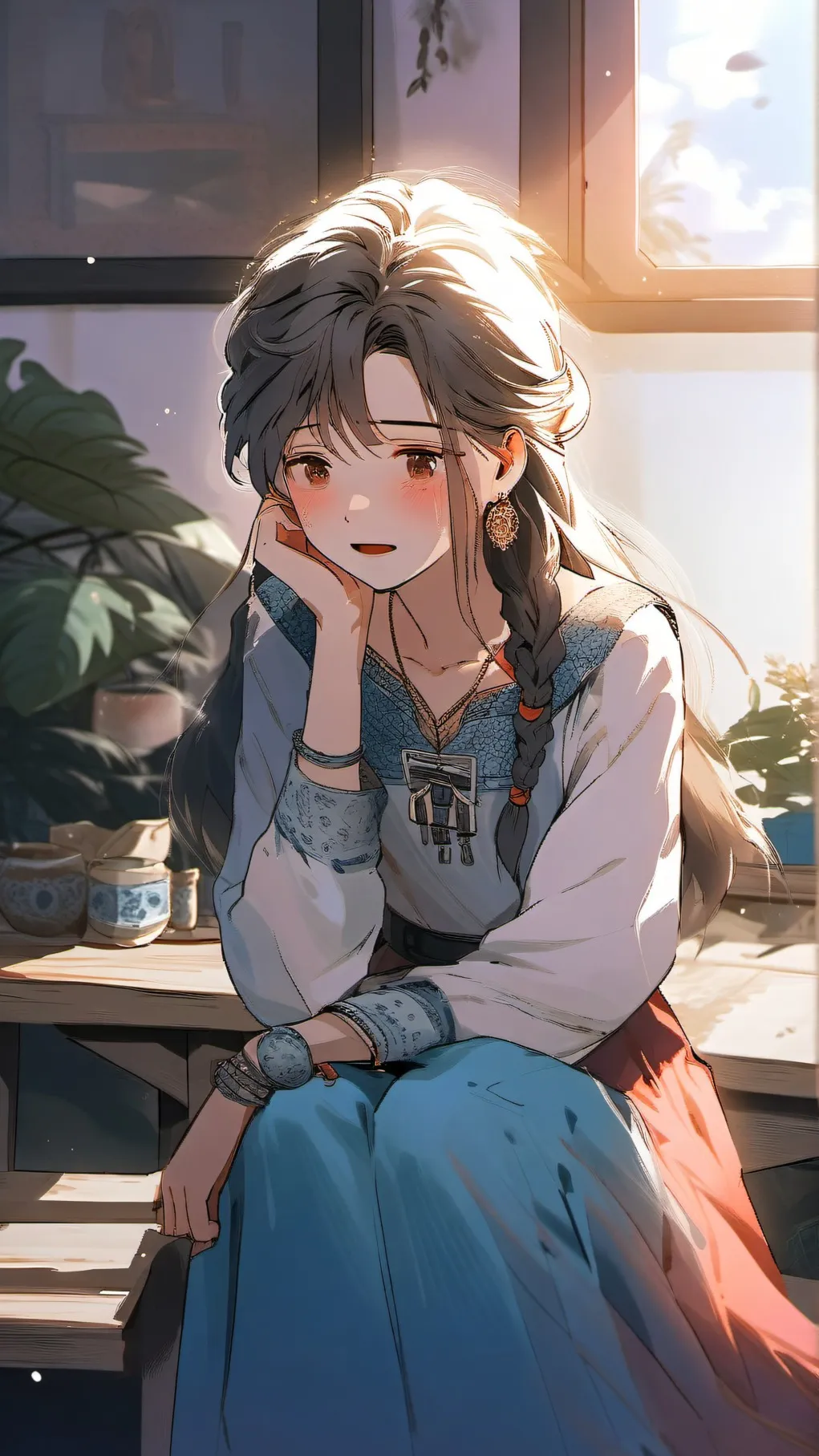 ai character: Iris background