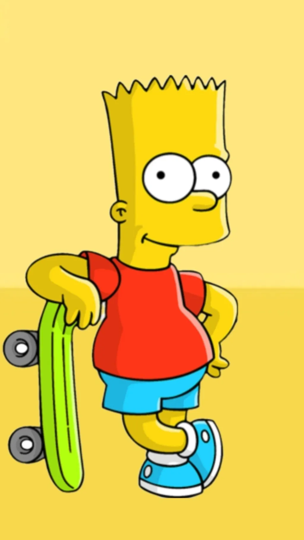 ai character: Bart Simpson background