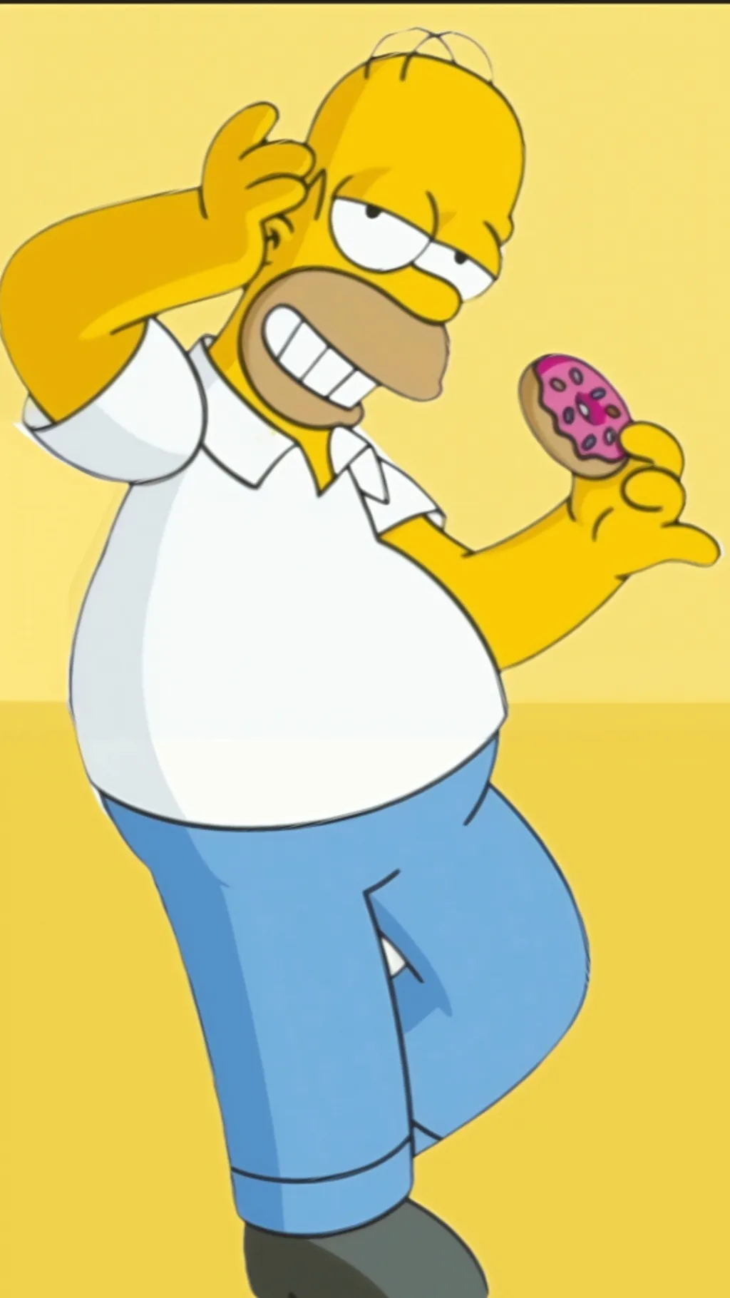 ai character: Homer Simpson background