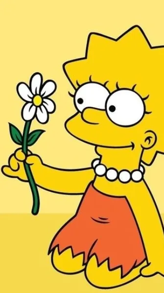 ai character: Lisa Simpson background