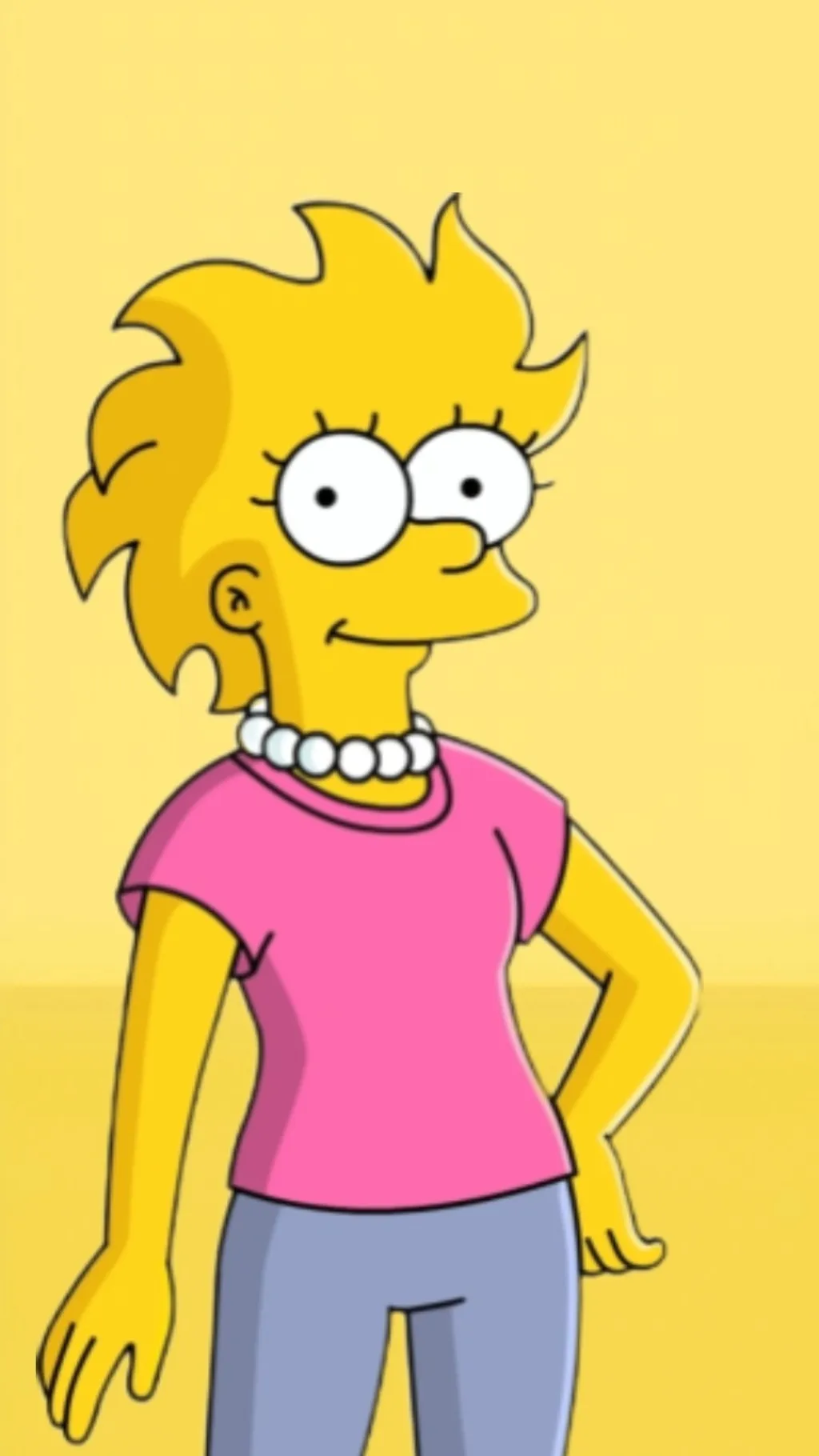 ai character: Lisa Simpson(Teen) background
