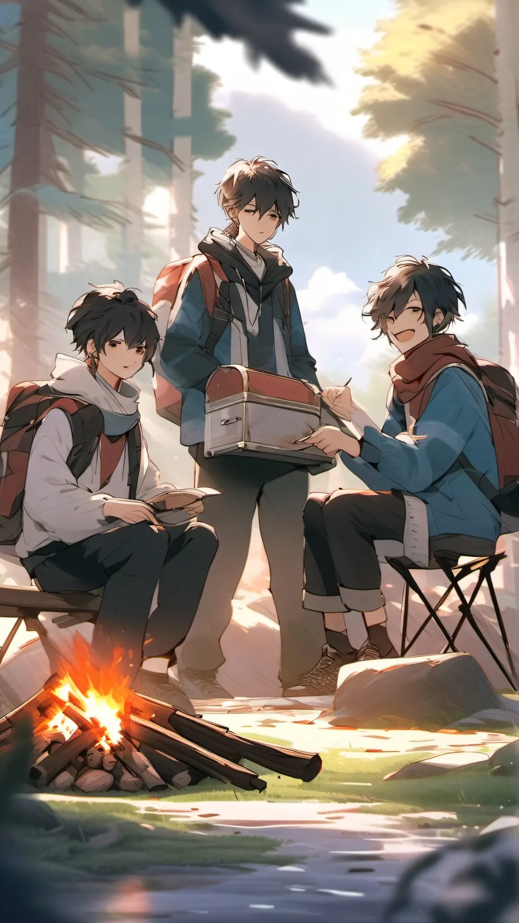ai character: 1Ag (Camping trip) background