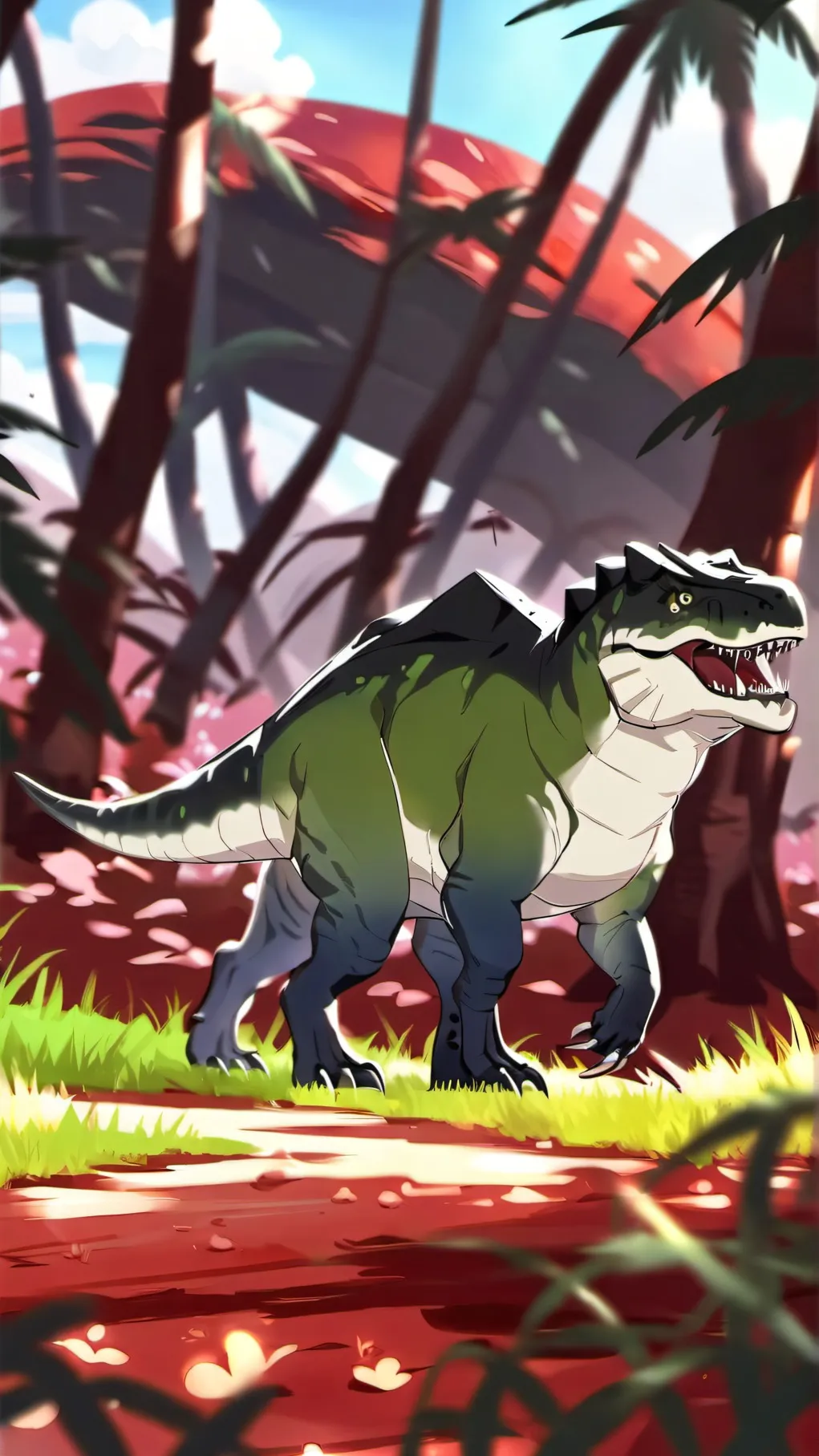 ai character: Dino Fighters background