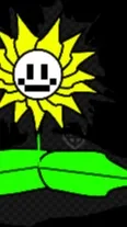 ai character: flowery background