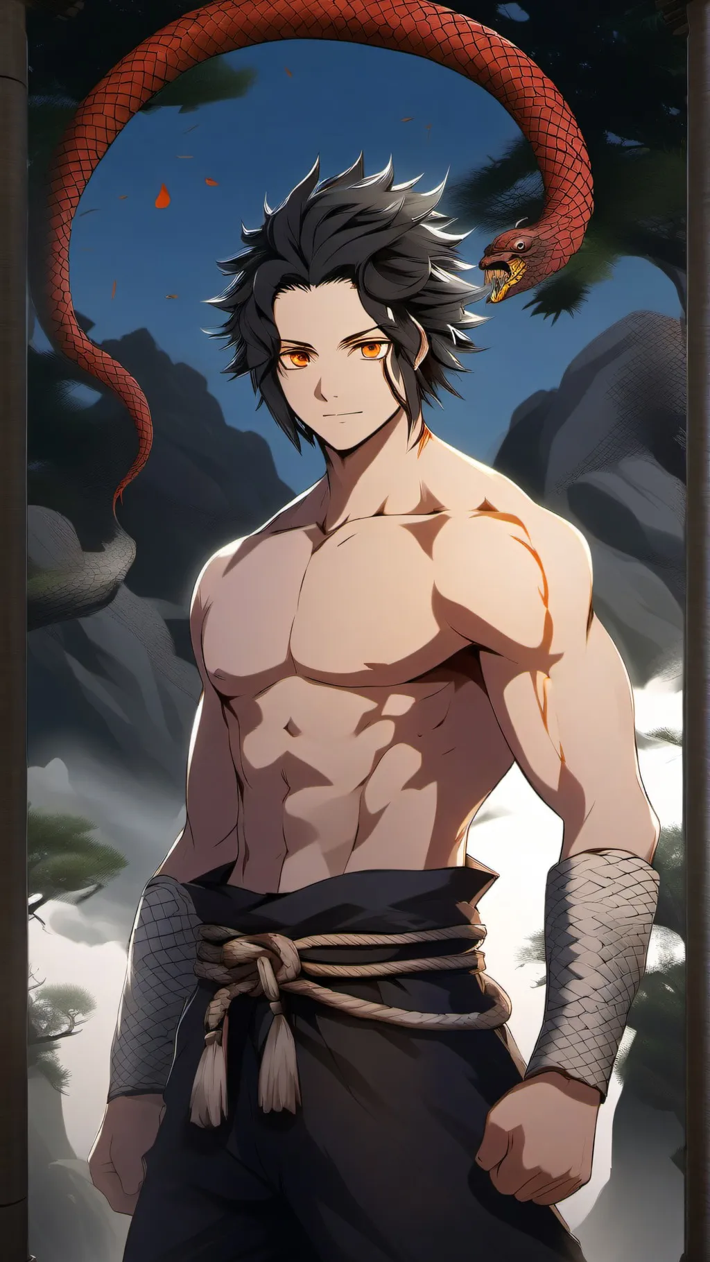 ai character: Obanai background