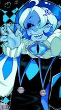 ai character: Shadow Milk Cookie background