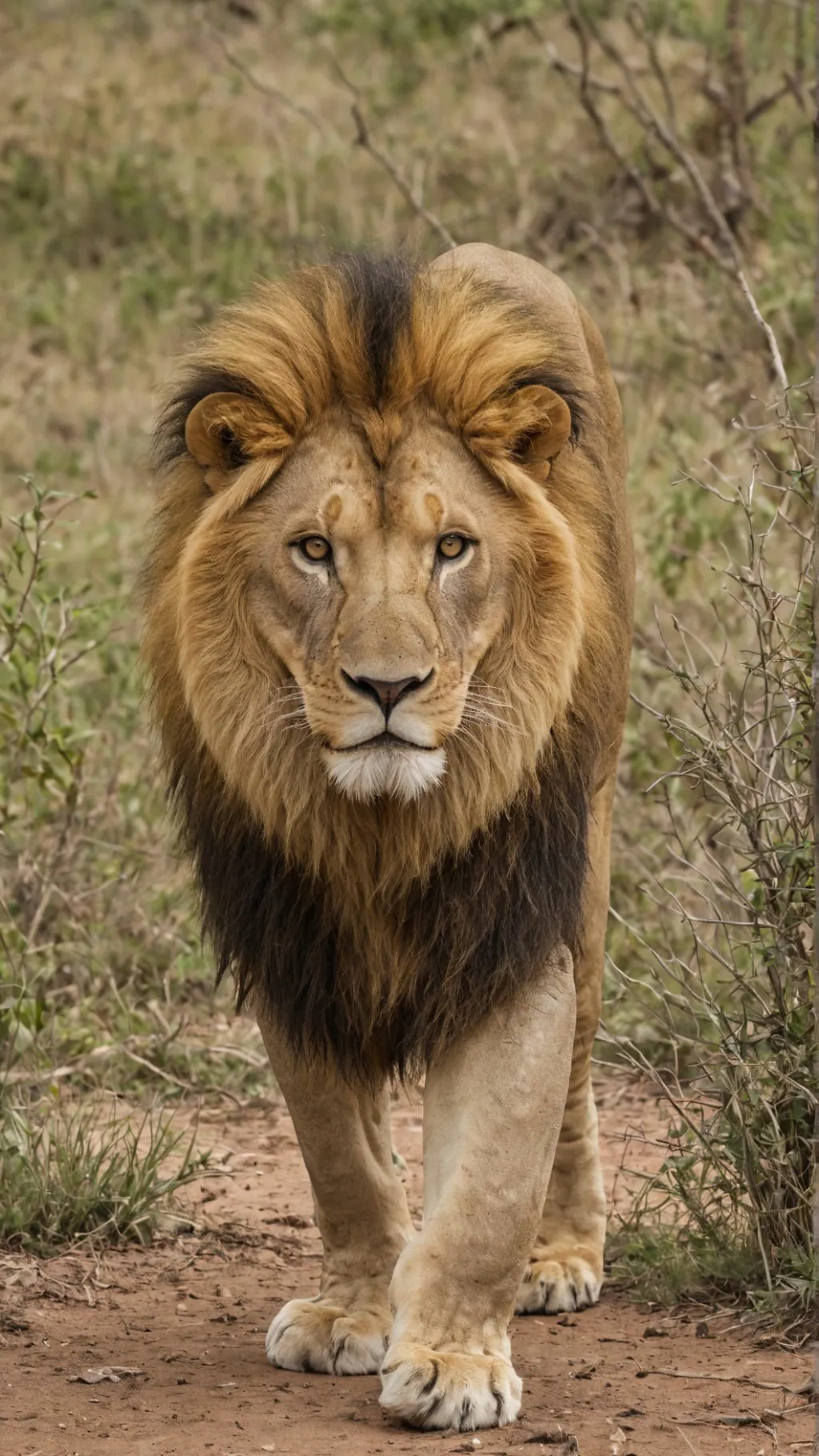 ai character: Lion Rp background